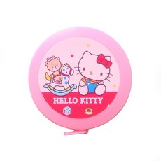 산리오 헬로키티 미니 줄자 1.5m 휴대용 자동, 목마