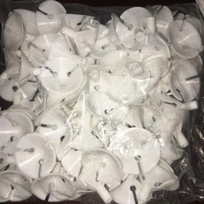 휴대용 풍선 스틱 장식 스탠드 꽃꽂이 공예 파티 장식용 홀더, 1개, 1. 흰색 받침대 100개 [봉 미포함]