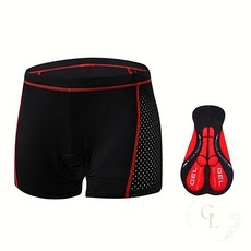 자전거 쿠션 팬츠 L 레드 굿라이더 라이딩 속바지 패드 1개입