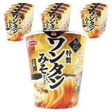 에이스쿡 큰 특제 완탕 미소 라멘 100g, 12개