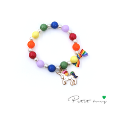 무지개 유니콘 팔찌 / 유아 유치원 쥬얼리