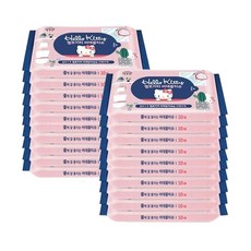 홈스웰헬로키티 비데물티슈 휴대용 10매 20팩, 20개