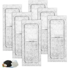 마리나 슬림 필터 S10/S15/S20용 카트리지 교체 세트 세라믹 탄소가 포함된 어항용 카트리지 모델 교체용 수족관 6개 세트