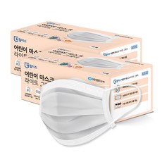 유한킴벌리 힐더스 어린이마스크 라이트그레이, 36매, 6개