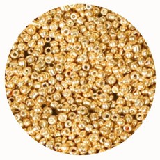 시드비즈 메탈 (실버 골드) 20g - 유광 / 매트, 골드(유광) 2mm, 1개