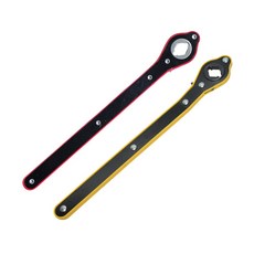 超能玩工 兩用千斤頂扳手 (紅/黃隨機) 省力扳手, 1個, 一字加六角兩用扳手(紅/黃隨機出貨)