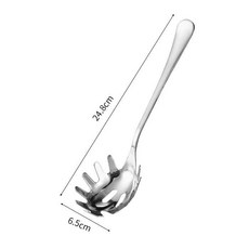 不鏽鋼撈麵勺 意粉笊籬 廚房家用挖冰勺, 1個, 不鏽鋼粉扒