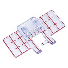 ZIGZAGSTORM 821082096 스냅 온 멀티 라인 장식 노루발 평행 스티치 풋 JanomePfaff BCDEFGJK 재봉틀 223533