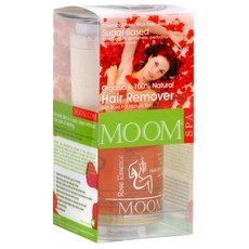 Moom 오가닉 & 100% 내추럴 헤어 리무버 with 로즈, 170g, 1개