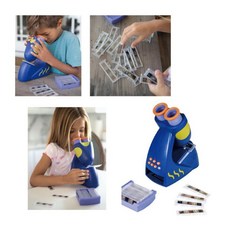 【晴晴百寶盒】美國進口無毒會發聲的顯微鏡 兒童認知觀察力訓練玩具 早教益智遊戲 W163, 1個