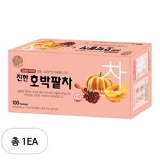 우리차 송원 진한 호박팥차, 100개입, 1개, 1.5g