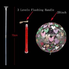 탱탱볼 롤링볼 실리콘볼 빅볼 고무공 문볼 촉감볼, 10pcs, 20inch, red handle-E
