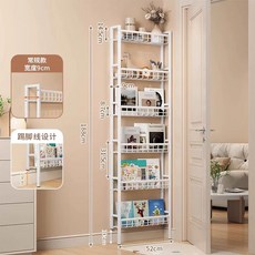 다용도 슬림장 문뒤 수납장 형 틈새장 좁은공간 벽선반 팬트리 팬트리 수납장 틈새 수납랙, 특별 혜택529188cm두꺼운 탄소강  안정적이고 흔들