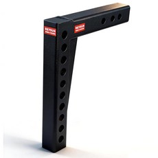 REYSUN 무게 분배 히치 섕크 5.1cm(2인치) 리시버 17.8cm(7인치) 드롭 26.7cm(10-1/2인치) 라이즈 멀티 핏 견인 히치 마운트 솔리드 스틸, REYSUN 무게 분배 히치 섕크, 5.1cm(2인치)