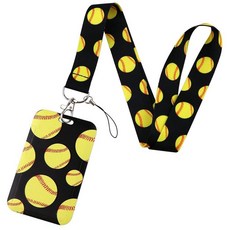 BKBKAAK ID 카드 배지 홀더가 있는 자폐증 랜야드 실키 넥 랜야드가 있는 블랙 플라스틱 이름표 홀더 어린이 여성 교사를 위한 Cool Be Kind 무지개 키체인, 소프트볼