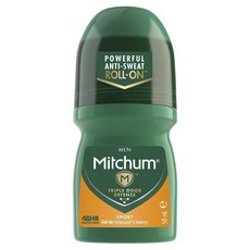 Mitchum 48小時長效男性止汗除臭滾珠液 Pure Energy, 1個, 運動