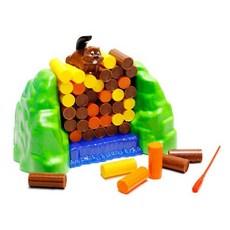 비버 통나무 빼내기 손운동 유아 보드게임 중학생보드게임 실내놀이 순발력, 1개