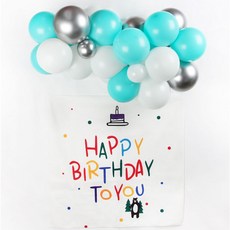 벌룬클라우드 생일파티 벌룬가랜드, 05 티파니