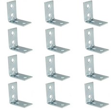 12PCS 자형 코너 교정기 서랍 버팀대 브래킷 직각 금속 가구 선반 고정 하드웨어