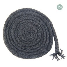 5mm 브레이드 코드 DIY 코튼 로프 태피스트리 드로스트링 바인딩 장식 트위스트 스레드 두꺼운 스트링 공예 신발 가방, 24