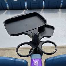 위즈카스 야구장 휴대용 간이테이블 접이식탁자, L사이즈(트레이2개+컵홀더2개), 1개