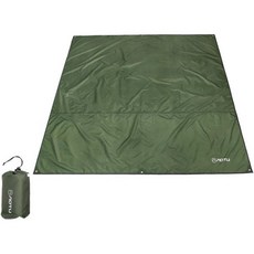 6 x 7 피트 방수 텐트 바닥매트 180x220cm 내구성 강한 옥스포드 지면 시트 캠핑 피크닉 해변용 4~6인용 텐트에 적합 말뚝과 휴대 가방 포함, M: 220*180cm (7.21 * 5.9 Ft)