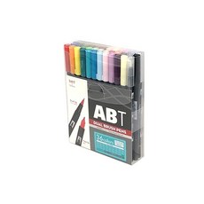 톰보 연필 붓펜 듀얼 브러시 펜 ABT 36색 세트 베이직 AB-T36CBA, 상세페이지 참조, 상세페이지 참조, 1개