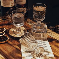 감성 크리스탈 미니 와인잔 술잔 소주 60ml, 1개