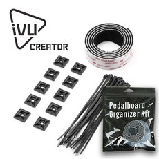 iVU Creator Pedalboard Organizer Kit 페달보드 세팅 키트 (벨크로/케이블타이/마운트), *, *, 1개