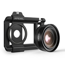 APEXEL 10-20X 줌 매크로 렌즈 HD 마이크로 폰 카메라 렌즈는 iPhone 용 아이 매크로 사진을 지원합니다. 삼성 모든 스마트 폰, 1) Zoom macro lens