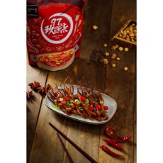 【玖食柒食堂】原味、辣味川式油滷系列_油滷櫻桃鴨翅、油滷花生、油滷薄豆干、油滷鳳爪；嘴饞必備品, 1個, 原味鴨舌