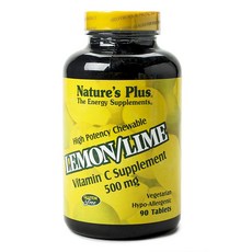 Natures Plus 檸檬酸橘維他命C錠 500mg, 90顆, 1罐