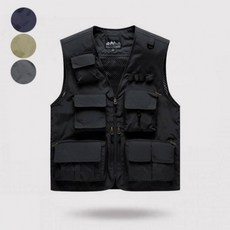 경량 쿨 여름 잔솔 메쉬 망사 아이스 조끼 수납 등산