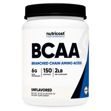 뉴트리코스트 BCAA 언플레이버드 글루텐 프리, 900g, 1개