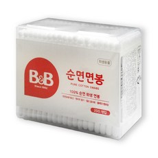 비앤비 순면 면봉, 200개입, 1개