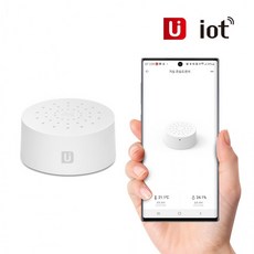 유아이오티 UIOT-SW20S 홈IOT 2구 스마트 벽스위치 조명등 형광등 무선원격제어 Zigbee방식, 1개, 화이트