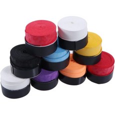 스쿼시그립 손잡이 핸들 스쿼시 픽볼과 낚싯대 랜덤 색상을 위한 9pcs 테니스 라켓 오버그립 테이프 배드민턴 그립 흡수제 논슬립, 스쿼시그립 손잡이 핸들 스쿼시 픽볼과 낚싯대 랜덤 색상