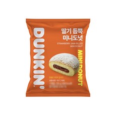 던킨 딸기 듬뿍 미니 도넛, 3개, 25g