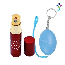 원투세이퍼 하트 + 벨타마경보기 세트 호신용스프레이 경보기 호신용품 TV테스트, 02_원투세이퍼 하트+벨타마 블루