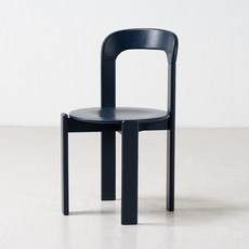 레이븐 빈티지 우드 디자인 인테리어 카페 의자, 2개, 네이비