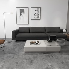 새로고침 3T 데코타일 600타일 비점착 본드식 국내산 1박스1평 덧방 LVT, NPT16382(600), 9개