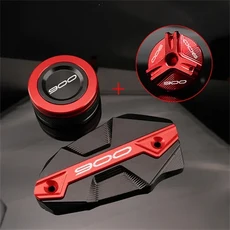 오토바이 후방 브레이크 유체 커버 및 오일 필러 캡 보호 Z900 Z -2023 용 액세서리, 17 A set  Red
