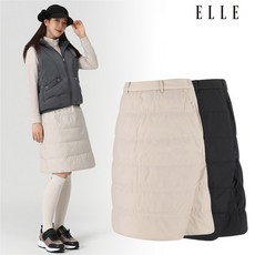 엘르골프 중기장 구스 다운 랩 스커트_6K81852_CJ