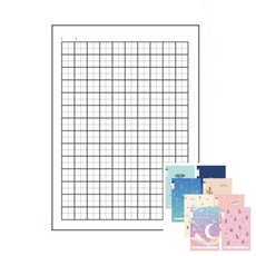 1-2학년용 쓰기공책 10칸 14줄 10권 초등학생노트, 남_랜덤