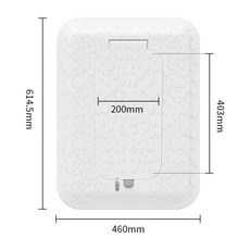 新款加厚大號防臭防丟物防鼠蹲便器蓋闆通用型蹲厠蓋闆 厠所蓋闆, 2025大號加厚蹲便器通用蓋板送納米膠