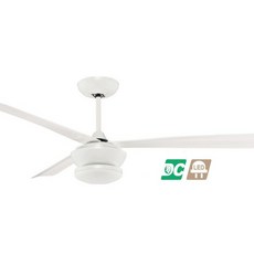 52吋 DC直流變頻吊扇燈 LED 16W, 平光黑
