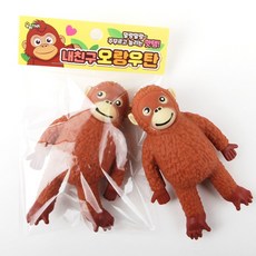 오랑우탄 말랑이 내친구 우탕이 주물럭 원숭이인형, 1개, 단품