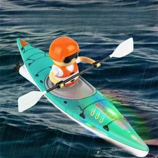 RC 보트 카누 원격제어 패들보드 카약 블루, 1개