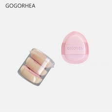 GOGORHEA 植絨迷你指尖氣墊粉撲, 1個, 粉色 拇指粉撲加厚款(3入)