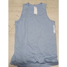 UNIQLO 男裝 DRY 羅馬布長版坦克背心 64 BLUE M號 NT$190